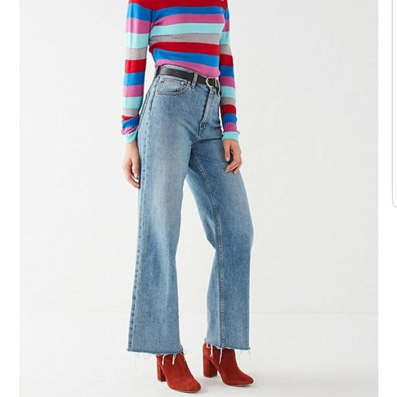 urban outfitters wide leg jeans